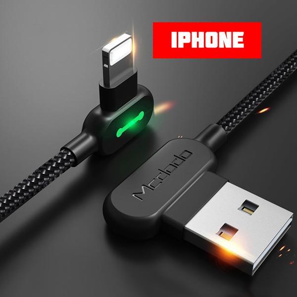 Carregador para iPhone - USB C - Micro-USB | Cabo Titã™ - Lojão do Consumidor