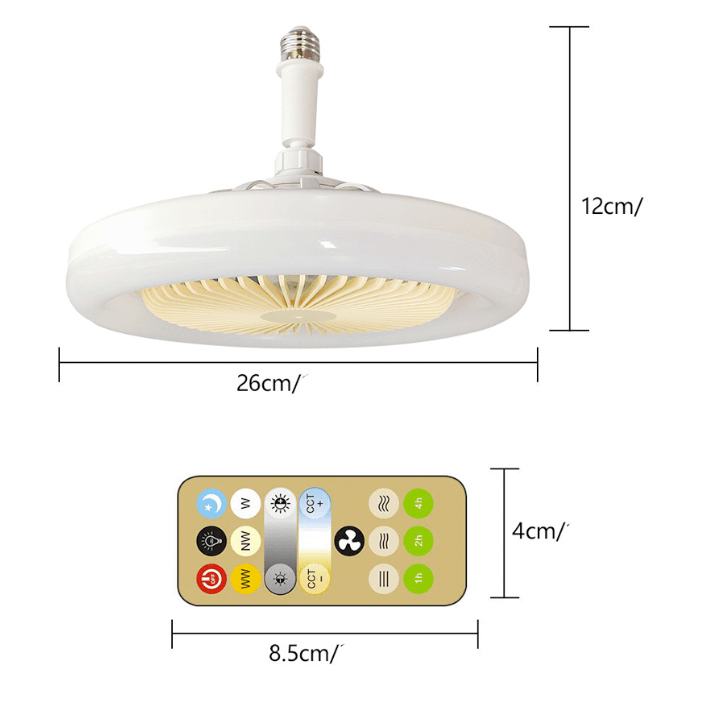 Lâmpada Turbo Led 2 em 1 [ULTRA POTENTE] - Lojão do Consumidor