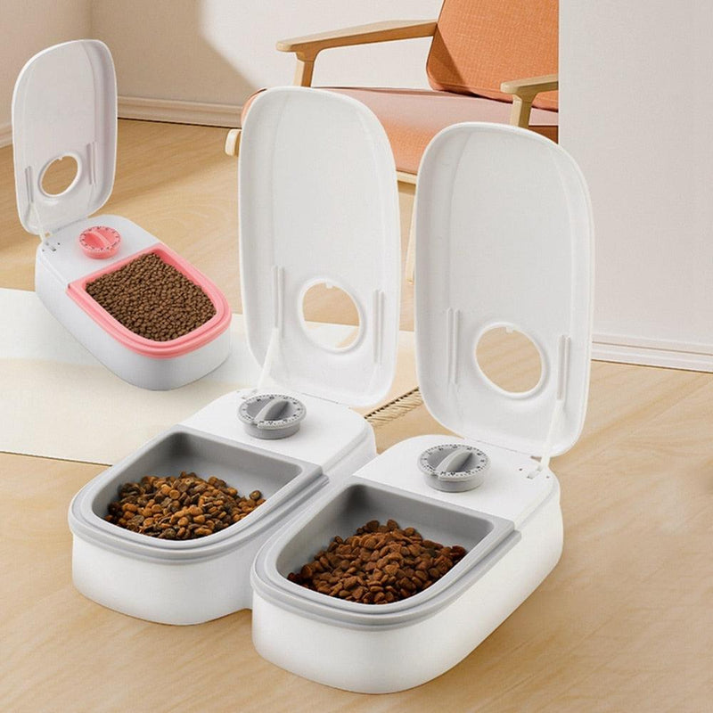 Dispenser de Comida Automático Inteligente | Para Cães e Gatos - Lojão do Consumidor