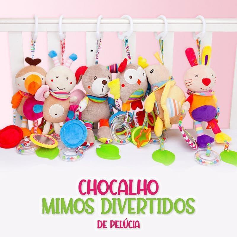 Chocalho Mimos Divertidos de Pelúcia - Lojão do Consumidor