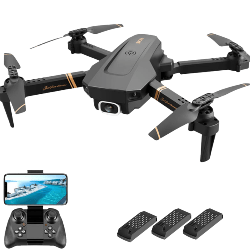 Drone Profissional Quadcopter Com Wifi e Controle Remoto - Lojão do Consumidor