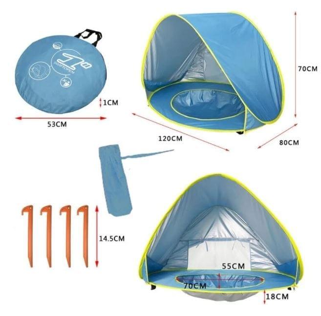 Barraca Bebê com Proteção UV - Tenda Kids - Lojão do Consumidor